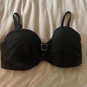 Panache Swim 36F (36DDD) Black Anya Bikini Top